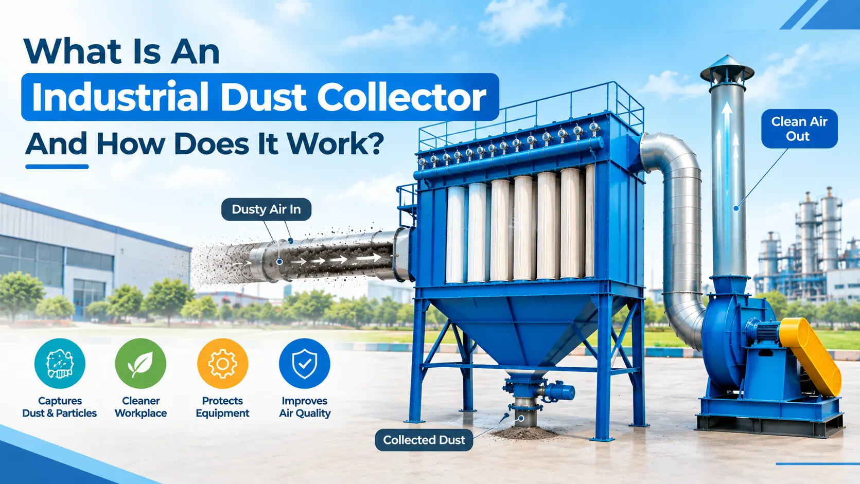 You are currently viewing What Is An Industrial Dust Collector And How Does It Work?