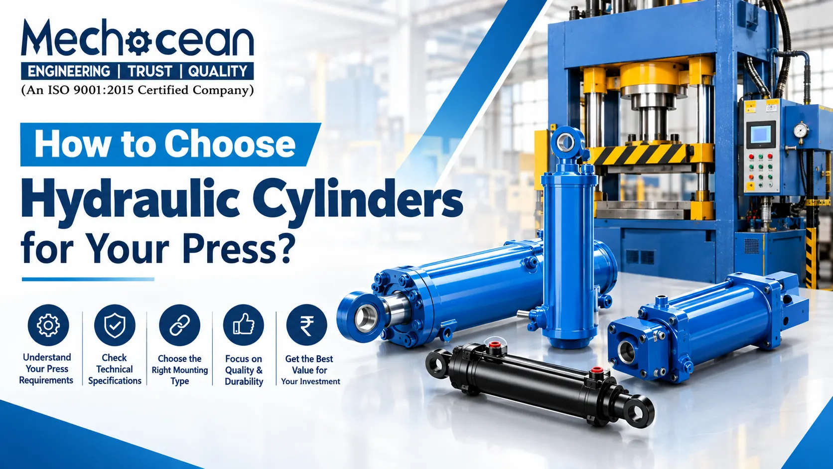 You are currently viewing How to Choose Hydraulic Cylinders for Your Press?