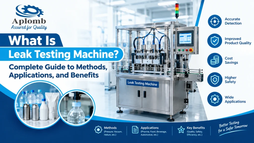 What Is Leak Testing Machine? Complete Guide to Methods, Applications, and Benefits